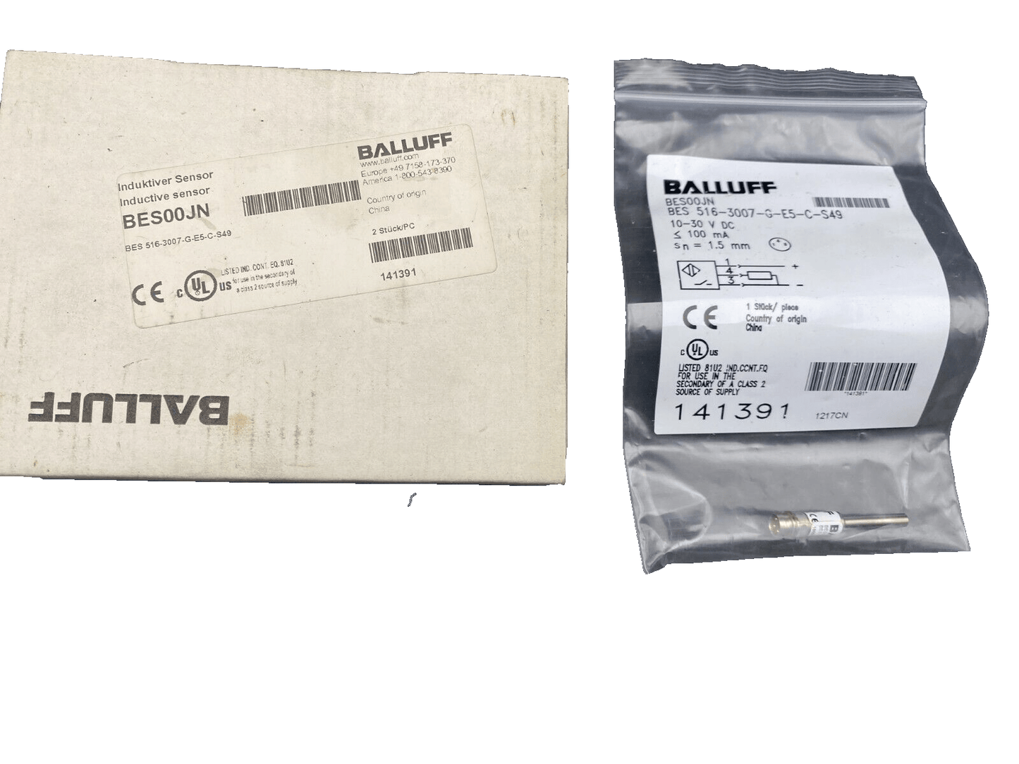 BALLUFF BES00JN CAPTEUR INDUCTIF x1pc - KLR Automation