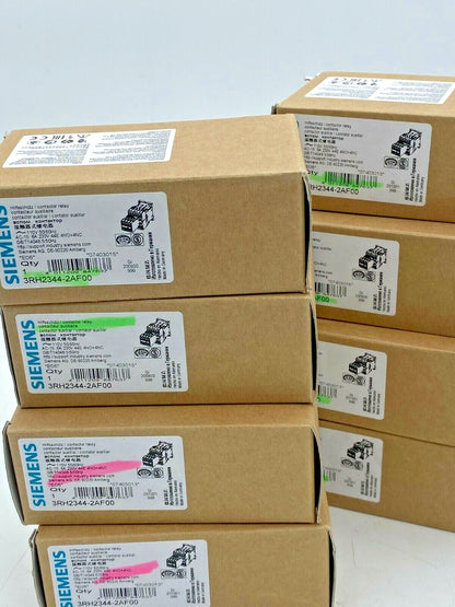 1pc x Contacteur Siemens 4 NF + 4 NO, 3 A, 110 V c.a. 3RH2344-2AF00