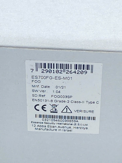 Support ZERO VISION ES700FG - ES - M01 Alarme Verisure New version 2021 - KLR Automation