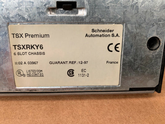 Schneider Electric TSXRKY6 Modicon - rack 6 TSX PREMIUM - KLR Automation