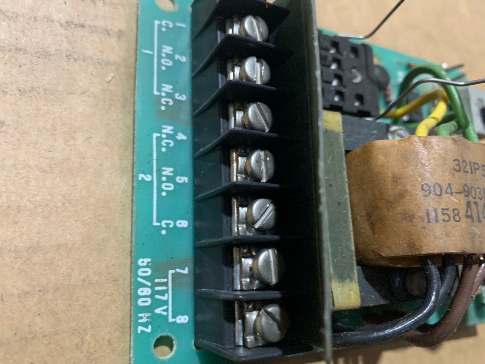 card Controls machine printed see and make offer