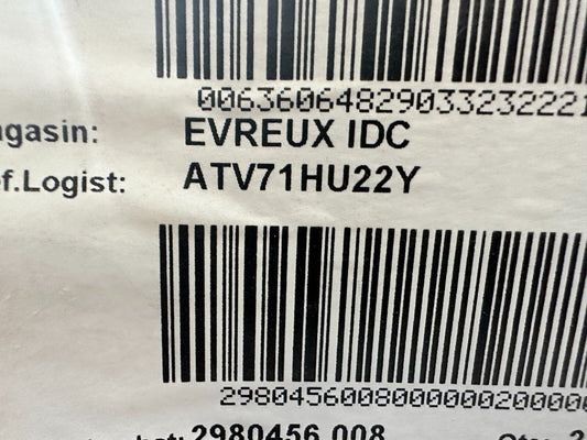 Schneider Electric ATV71HU22Y Variable speed drive ATV71 S6 3612 - KLR Automation