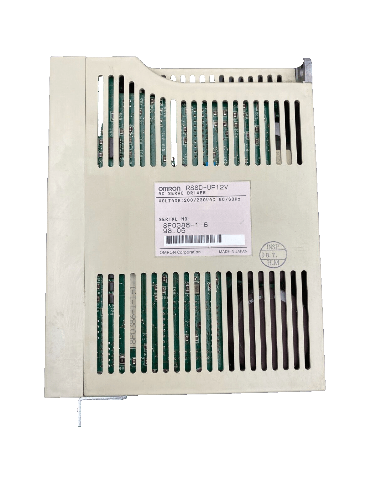 OMRON R88D - UP12V AC SERVO DRIVER 200 - 230VAC - KLR Automation