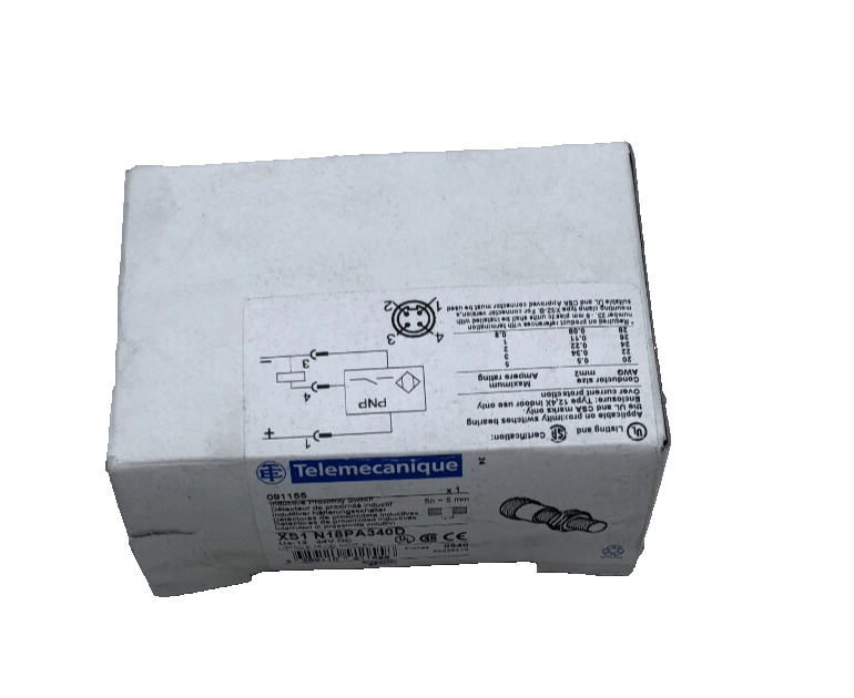 TELEMECANIQUE DETECTEUR DE PROXIMITE XS1 N18PA340D 5mm x1 - KLR Automation