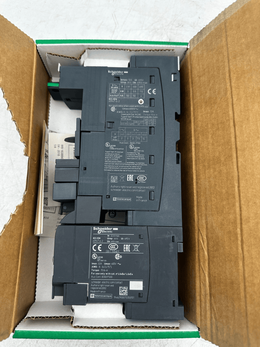 SCHNEIDER ELECTRIC LU2B12FU REVERSER POWER BASE 32A 600V - KLR Automation