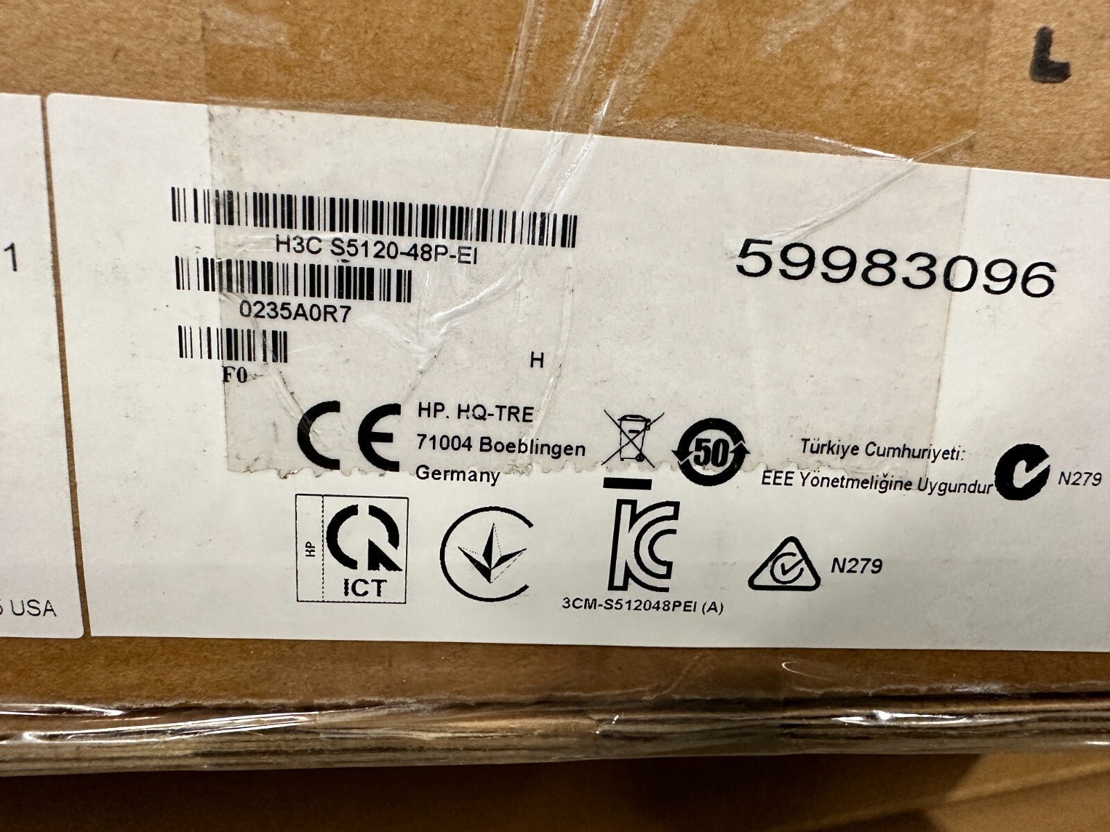 1pc x HP A5120 - 48G EI SWITCH - KLR Automation