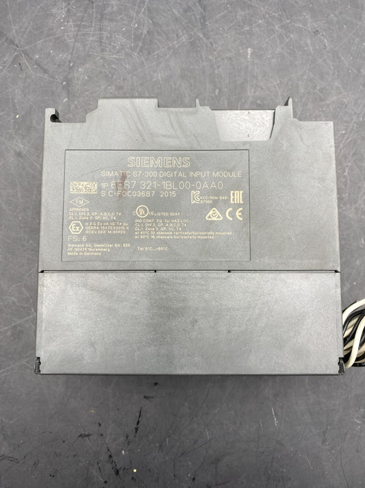 SIEMENS SIMATIC S7 - 300 6ES7321 - 1BL00 - 0AA0 DIGITAL INPUT MODULE - KLR Automation