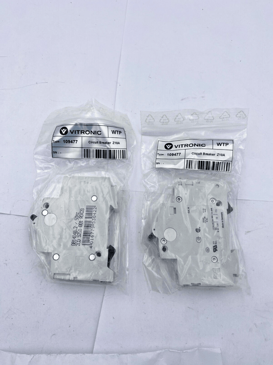 7pc x VITRONIC ABB 109477 CIRCUIT BREAKER Z10A - KLR Automation