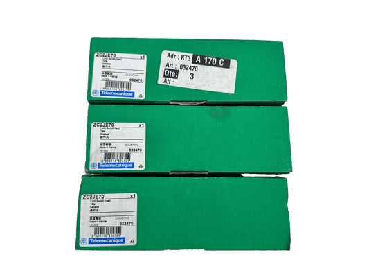 3pc x SCHNEIDER ELECTRIC ZC2JE70 032470 LIMIT SWITCH HEAD - KLR Automation