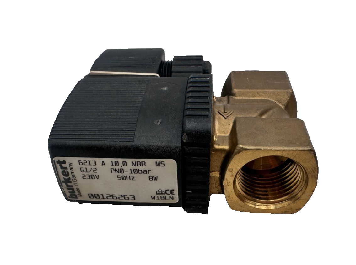 BURKERT 6213 A 10.0 NBR G1/2 PN0-10 BAR 00126263 ELECTROVANNE