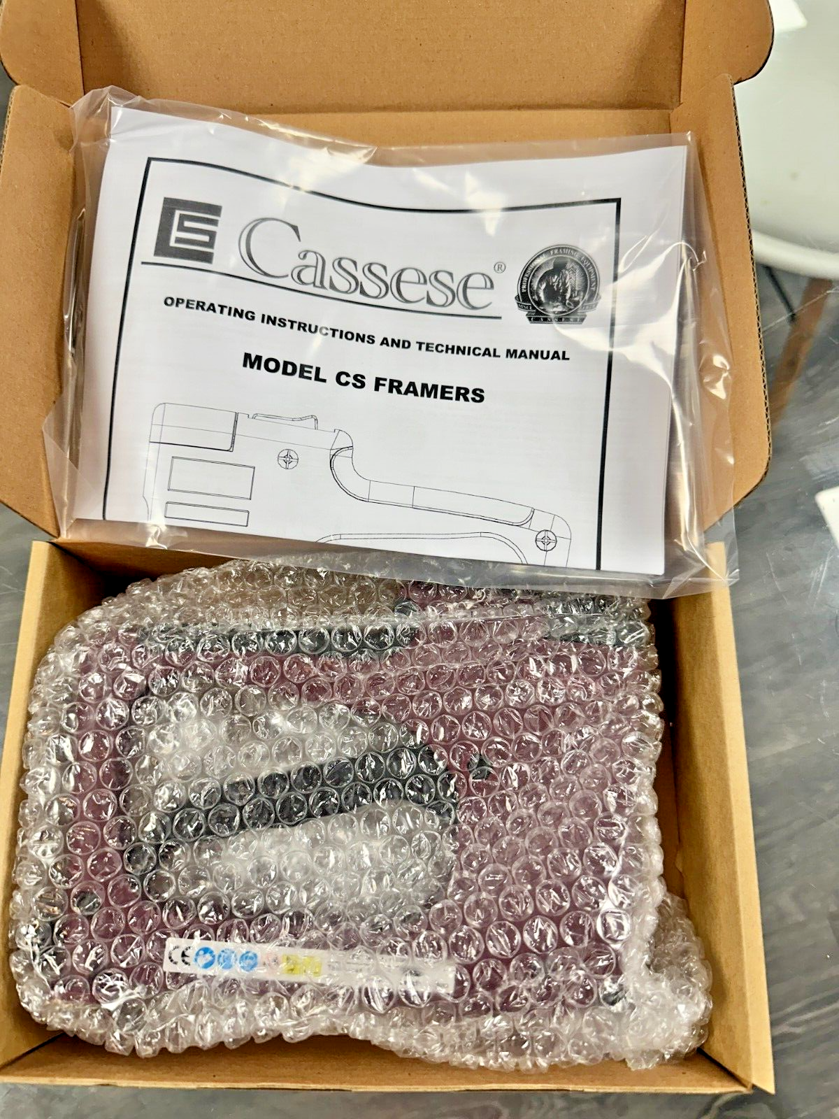 CASSESE CS Framers Manual point driver   Picture Framing Agrafe  16.4mm 3.3mm