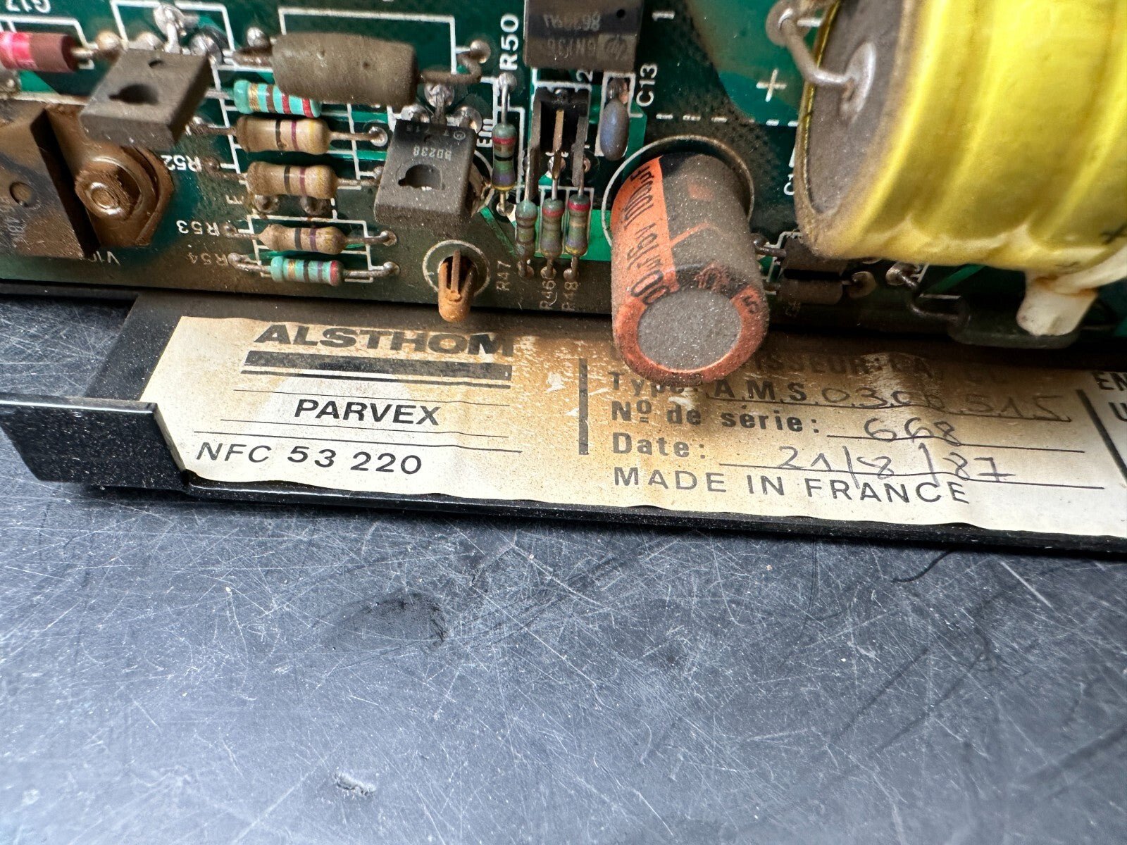 AMS 0300 - 515 Variateur PARVEX BTR ALSTHOM - KLR Automation