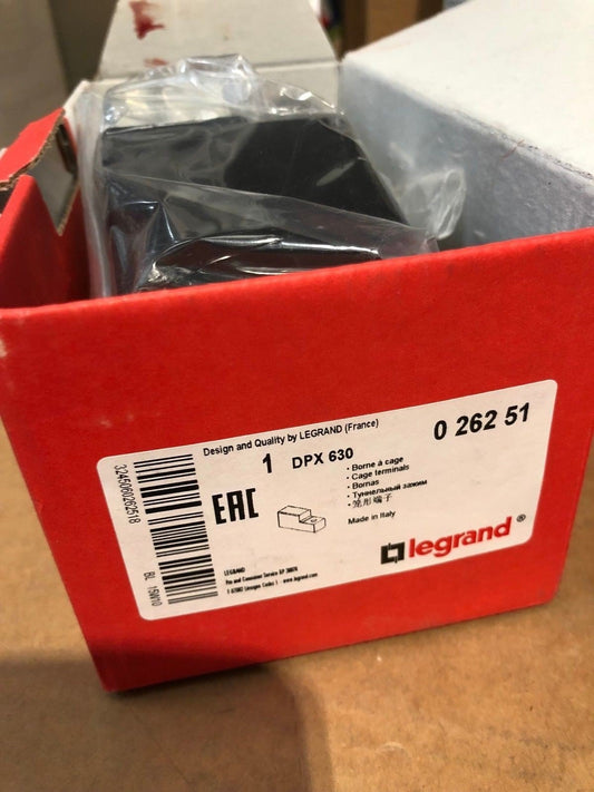 DPX 630 BORNES A CAGE GRANDE CAPACITE JEU DE 4 BORNES LEGRAND 026251 - KLR Automation