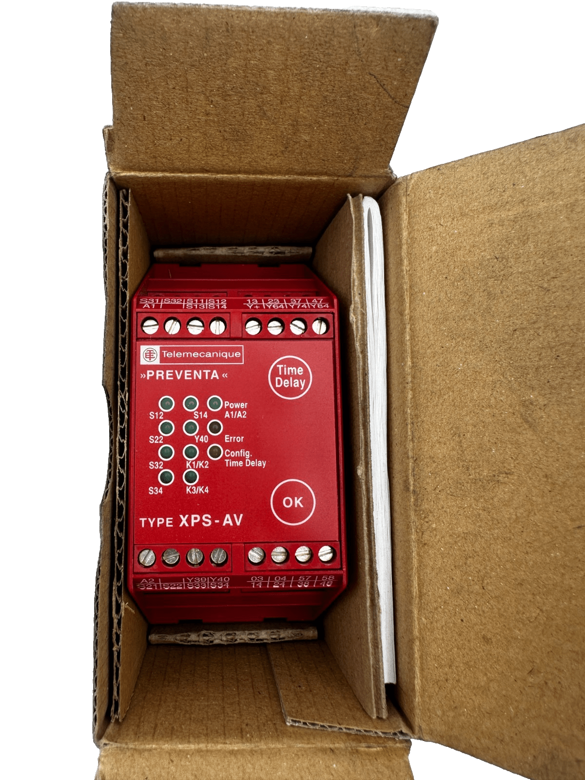 TELEMECANIQUE XPSAV11113 SAFETY RELAY 24VDC x1pc - KLR Automation