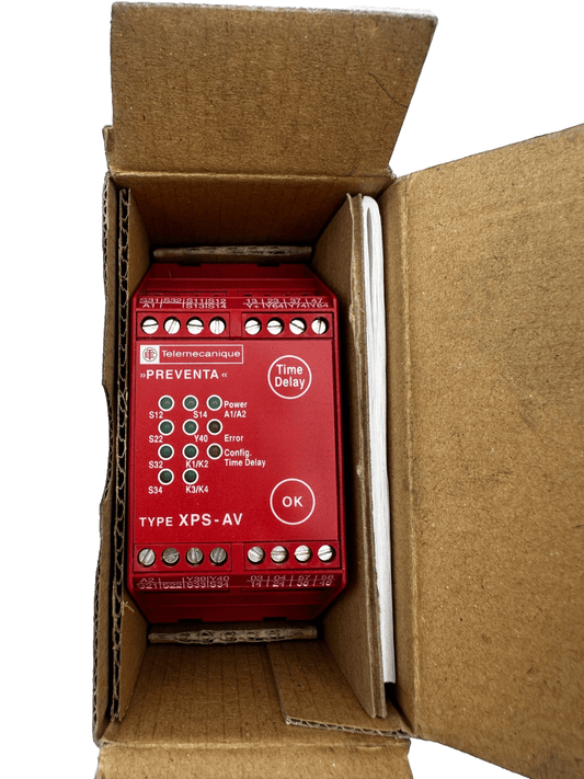 TELEMECANIQUE XPSAV11113 SAFETY RELAY 24VDC x1pc - KLR Automation