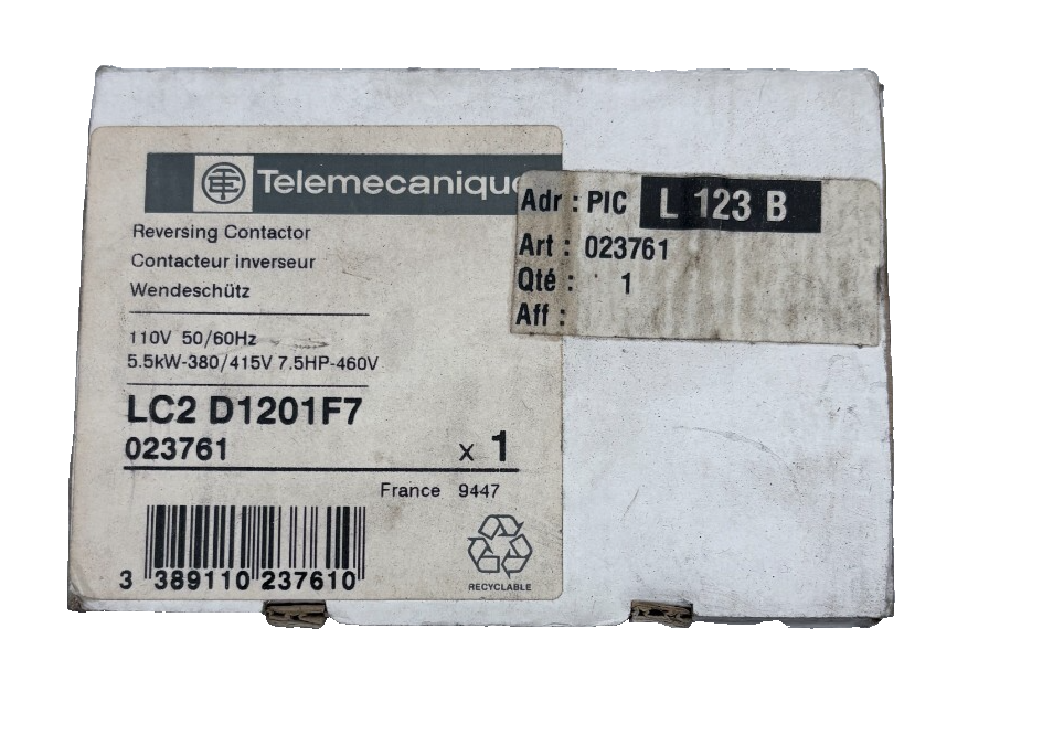TELEMECANIQUE CONTACTEUR LC2 D1201F7 x1