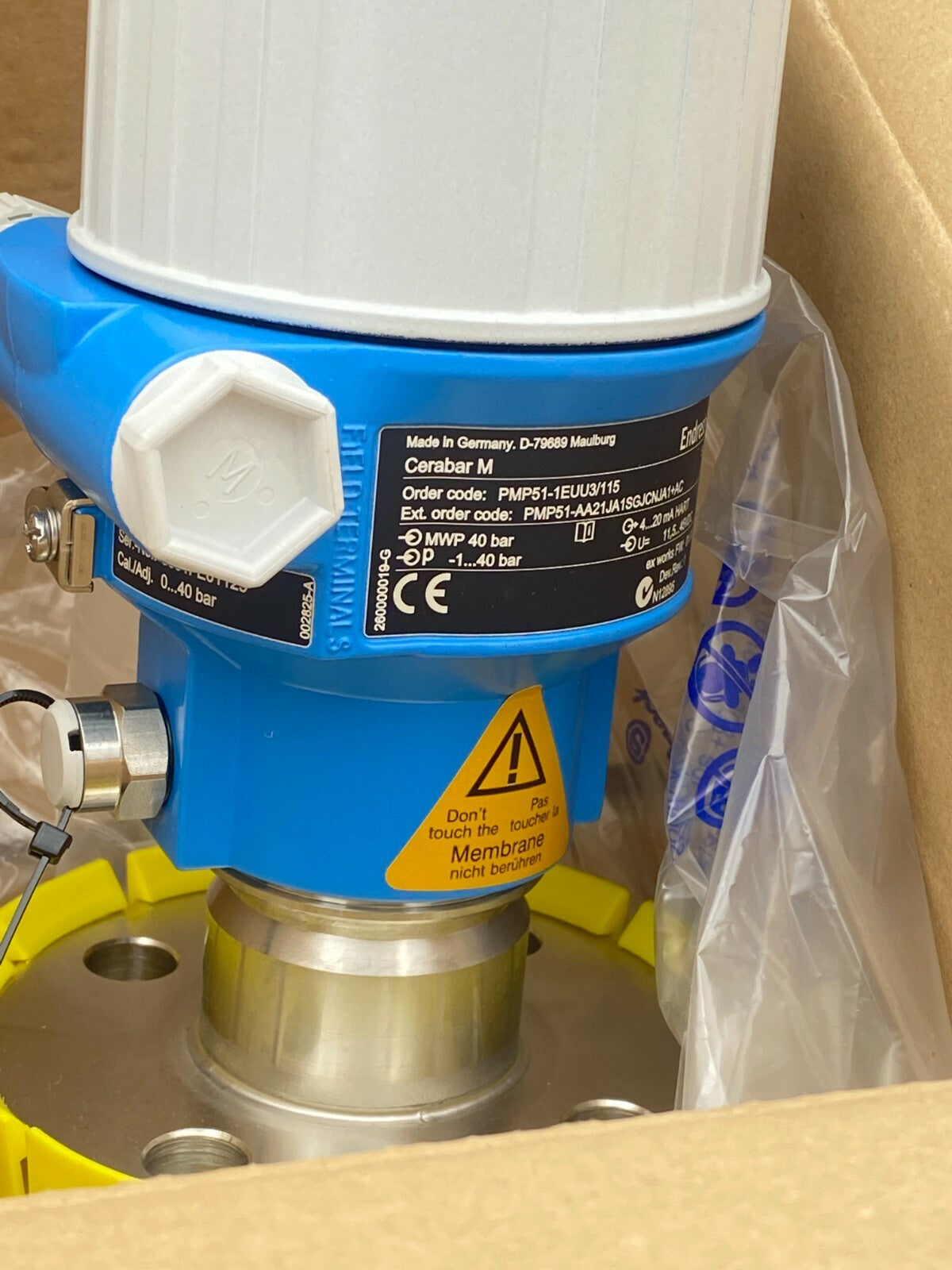 Endress & Hauser Cerabar M PMP51-1EUU3/115 Pressure Transmitter 
