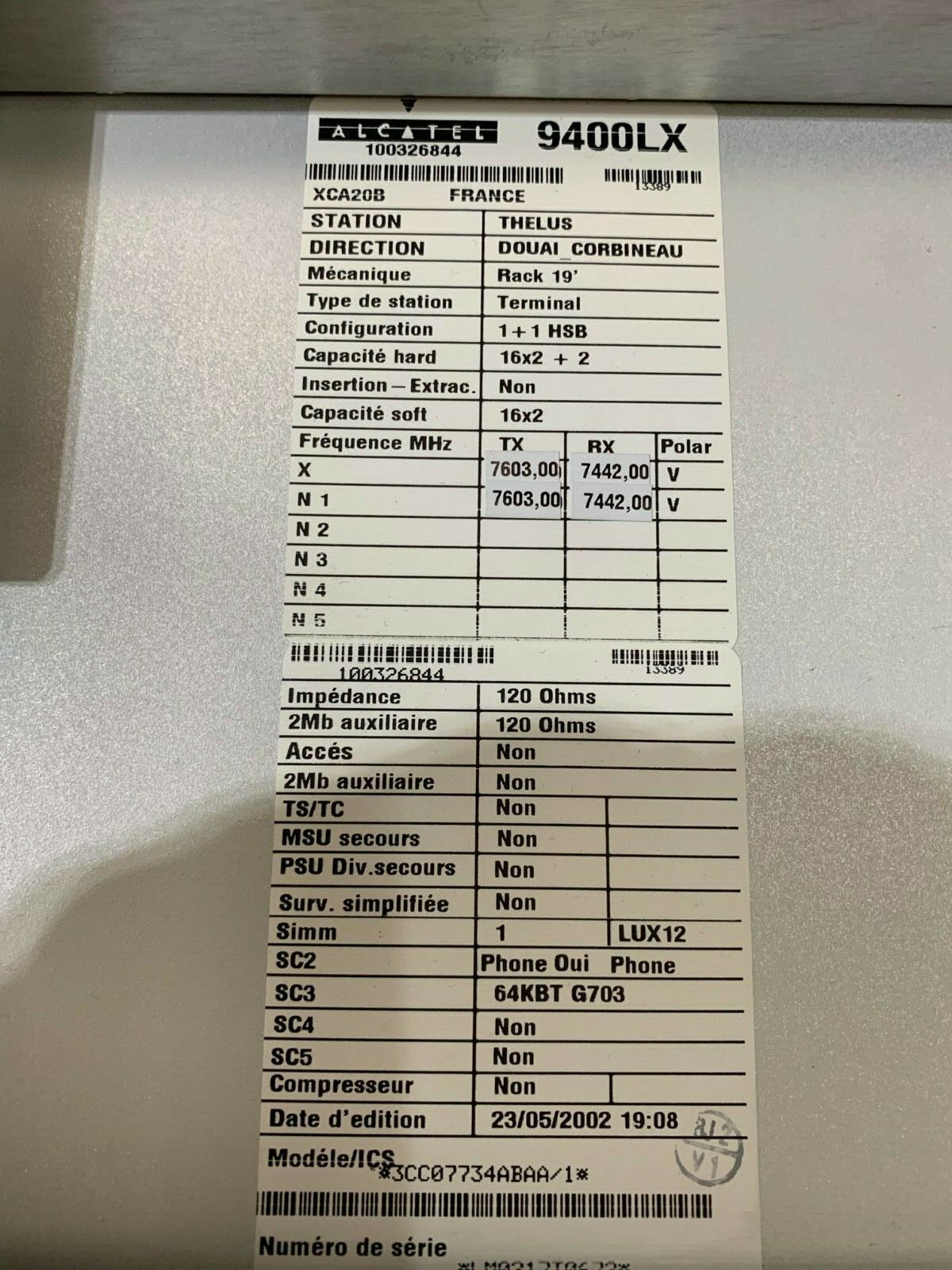 Alcatel - Lucent 9400 LX Series Digital Microwave Radio Links - KLR Automation