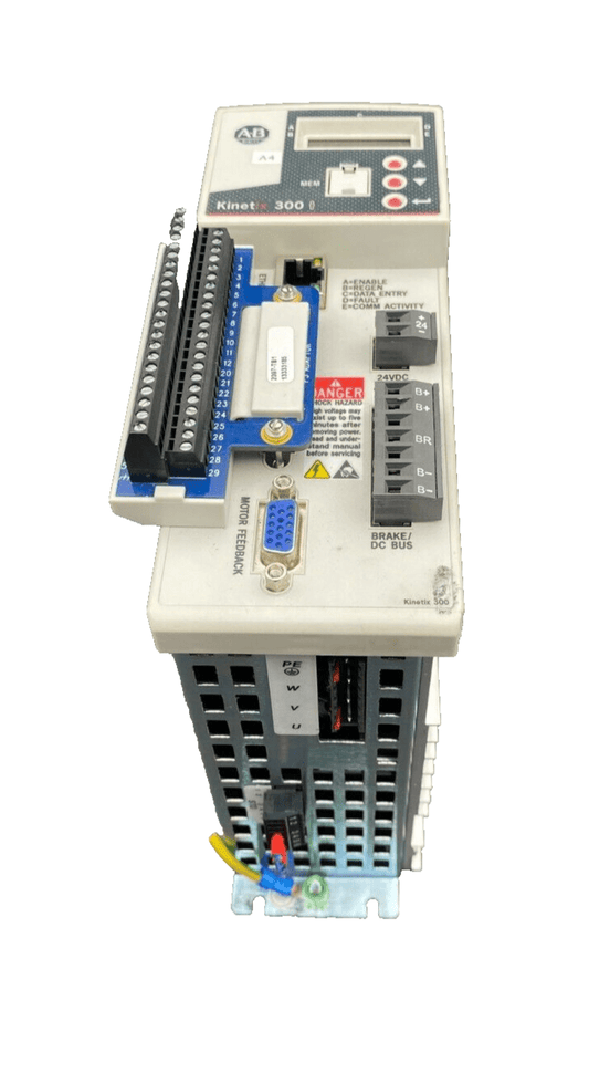 ALLEN - BRADLEY KINETIX 300 2097 - V33PR1 DATE CODE 4511 HW/SW REV 1D13 SERVO DRIVE - KLR Automation