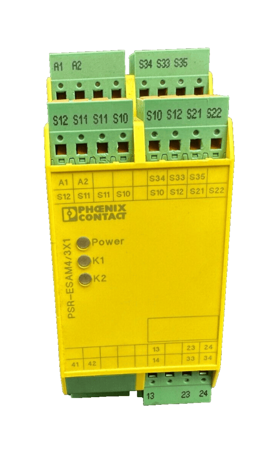 PHOENIX CONTACT 2981127 PSR - SPP - 24 - 230UC/ESAM4/3x1/1x2 SAFETY RELAY - KLR Automation