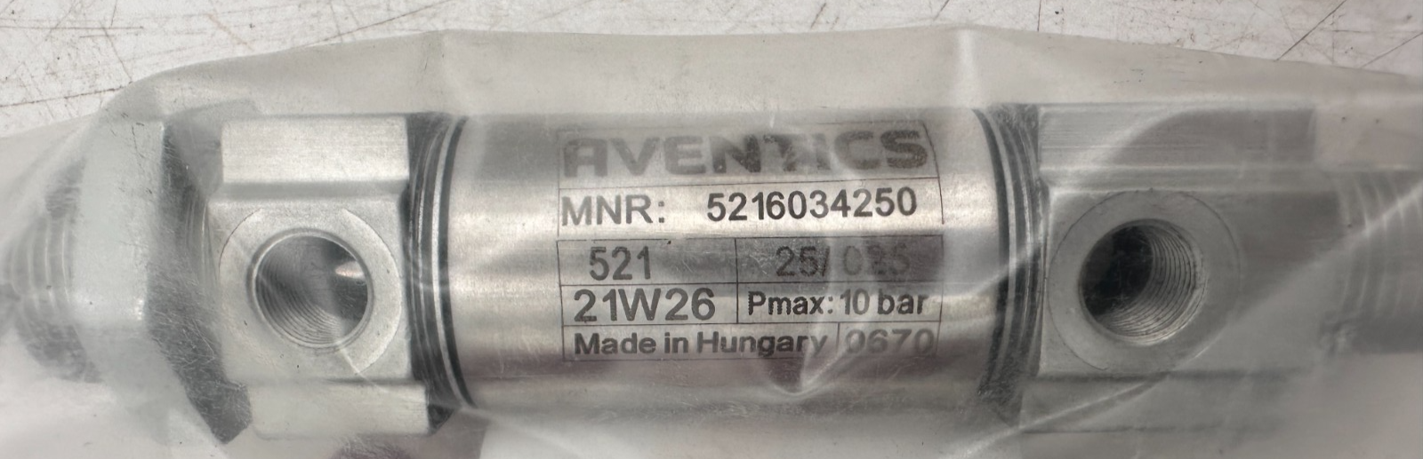 EMERSON AVENTICS 5216034250 21W26 PNEUMATIC CYLINDER x1pc