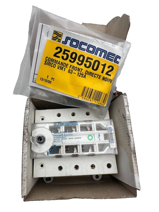 SOCOMEC 25003006 INTERRUPTEUR SIRCO VM1 3x63A + COMMANDE FRONTALE