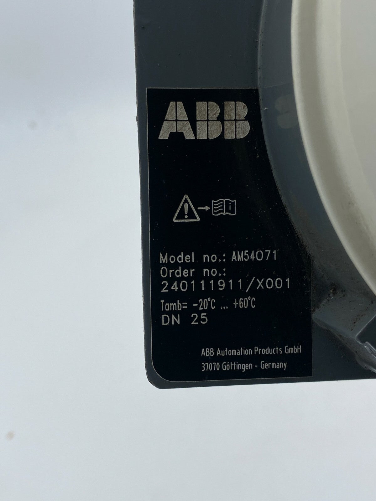 ABB AM54071  Variable Area Flow Meter  