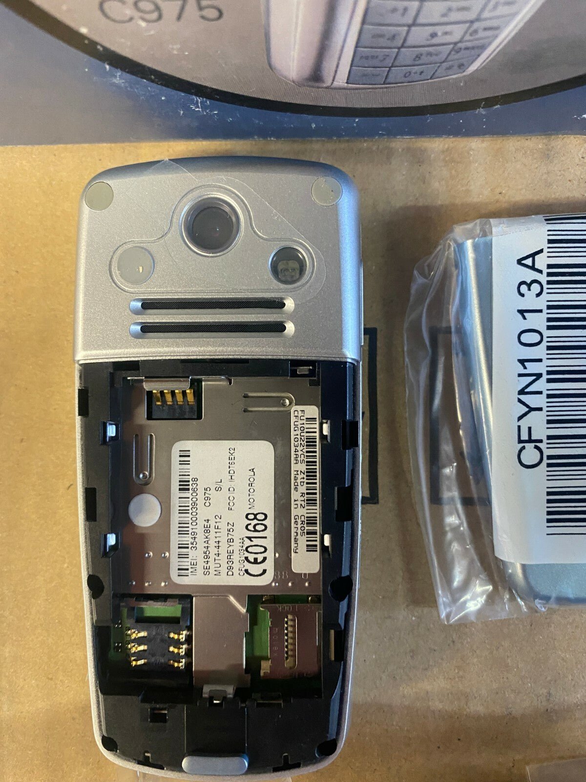 Motorola C975 complet, batterie Hs - KLR Automation