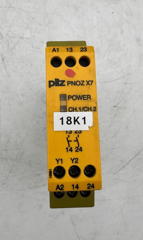 4pc x PILZ 774059 PNOZ X7 24VACDC 2N/O - KLR Automation