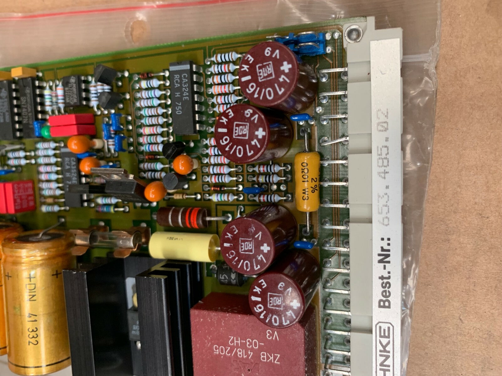 KUHNKE POWER SUPPLY 653.485.02 24VD PLC MODULE