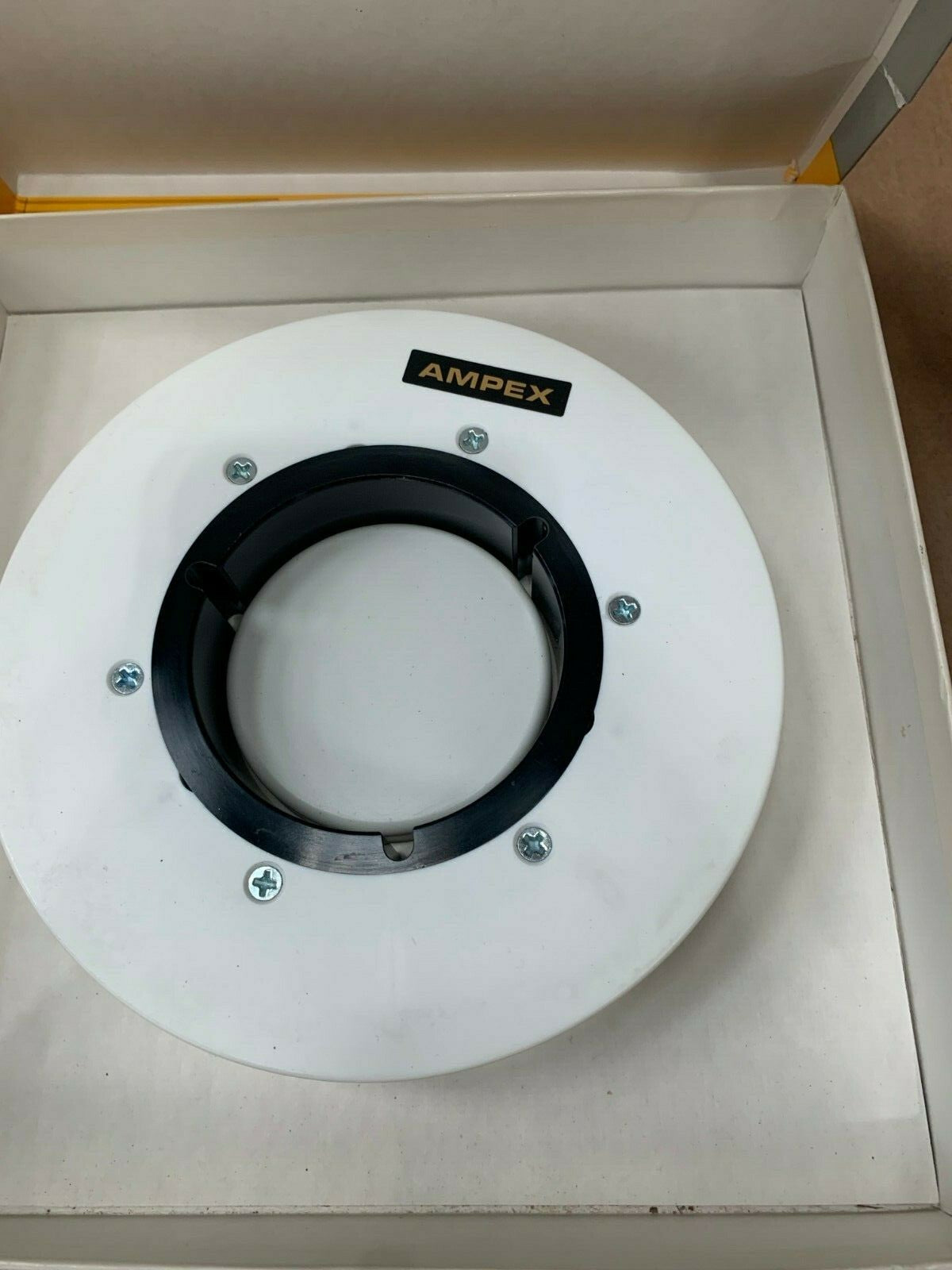 Old RARE Film AMPEX AC2 REEL-TO-REEL 10.5"-1/4" PLASTIC REELS with boxe