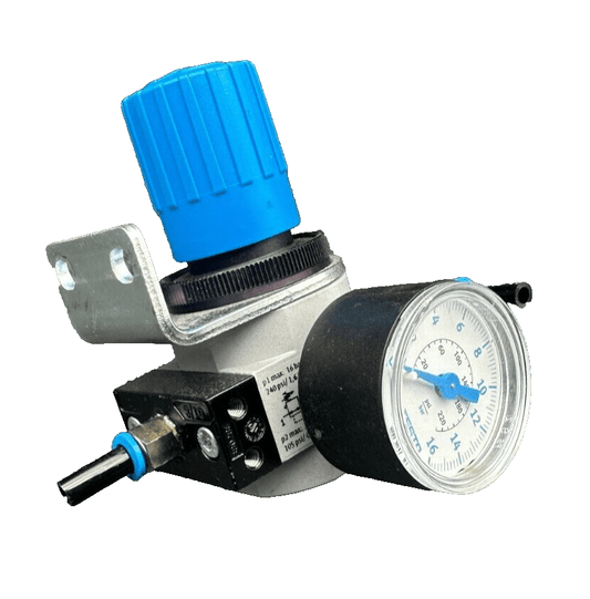 FESTO 8003637 + 546452 BASIC VALVE + GAUGE PRESSURE - KLR Automation
