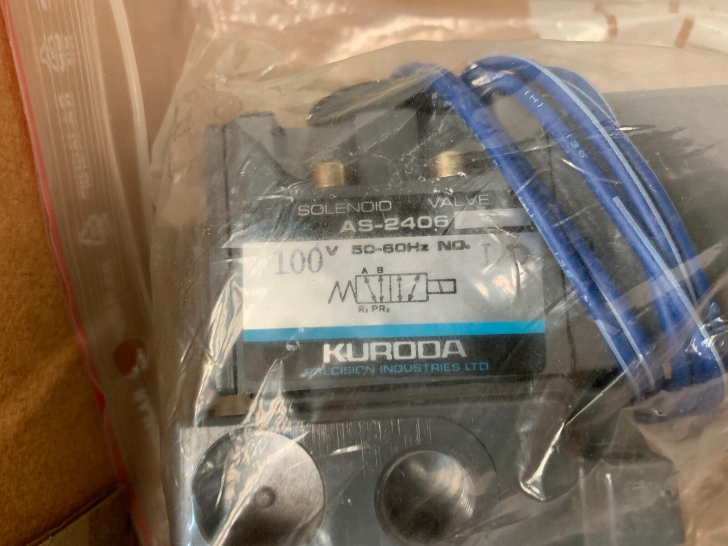 Kuroda Solenoid Valve AS-2406  Solendo  Pneumatic Air Operated Filter 