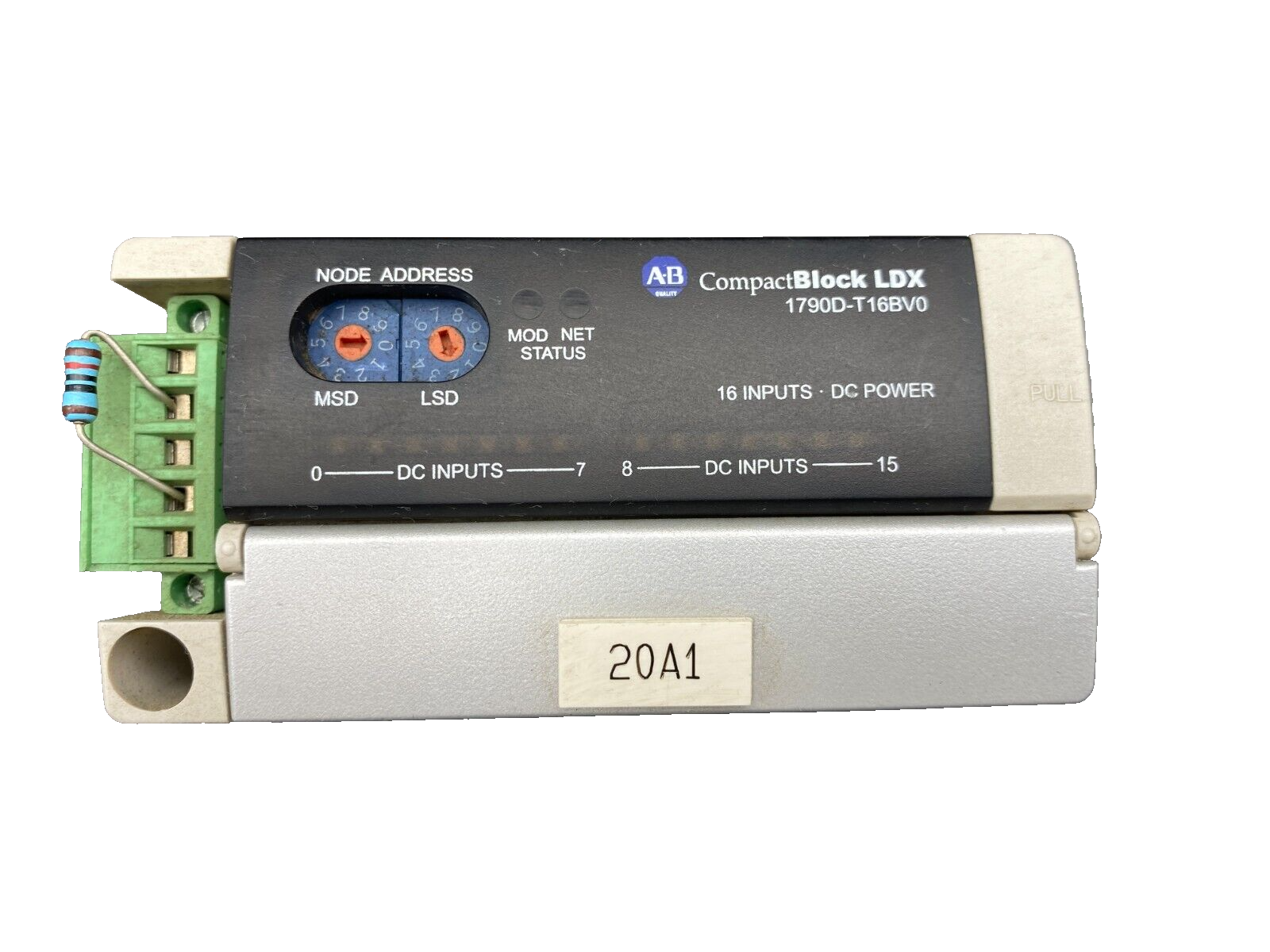 ALLEN BRADLEY COMPACT BLOCK LDX 1790D-T16BV0 16 INPUTS DC POWER