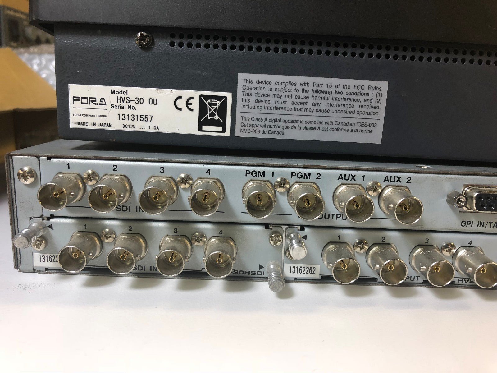 FOR - A HVS - 300HS Video Switcher with HVS - 30 Hanabi - KLR Automation