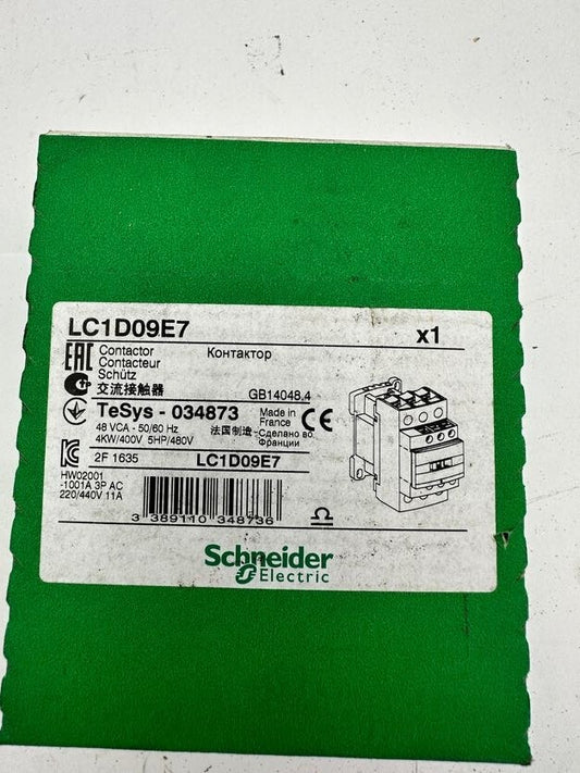 1pc x SCHNEIDER ELECTRIC LC1D09E7 TESYS 034873 CONTACTOR
