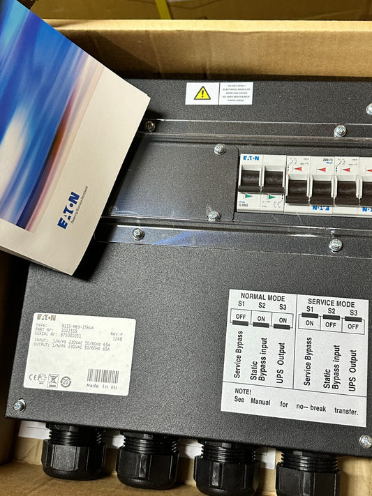 1pc x Eaton 9155 - mbs - 15kva Bypass Switch 1022559 - KLR Automation