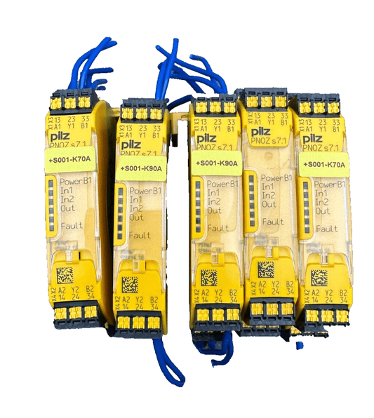 PILZ 751167 PNOZ S7.1 C 24VDC SAFETY RELAY x5pc - KLR Automation