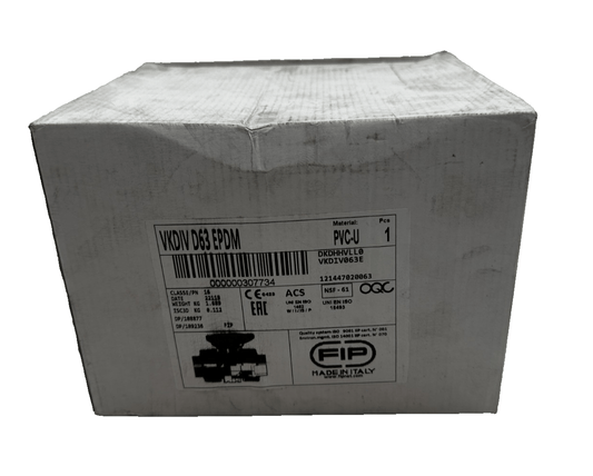 FIP VKDIV D63 EPDM VANNE A BILLE x1pc - KLR Automation