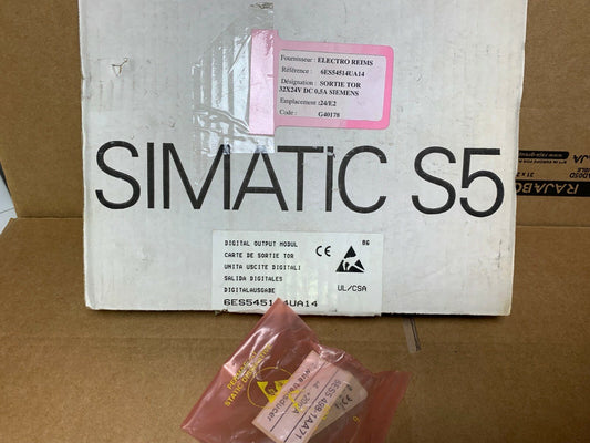 1 x SIEMENS SIMATIC S5 6ES5451 - 4UA14 new + 6es5 498 - 1AA71 - KLR Automation