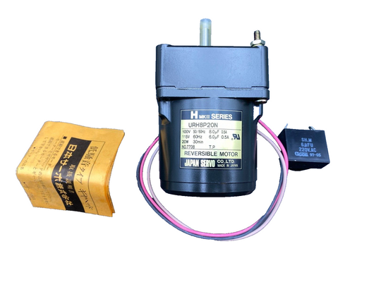 JAPAN SERVO URH8P20N HMKII SERIES 100V 20W 30min + 8H6N-21