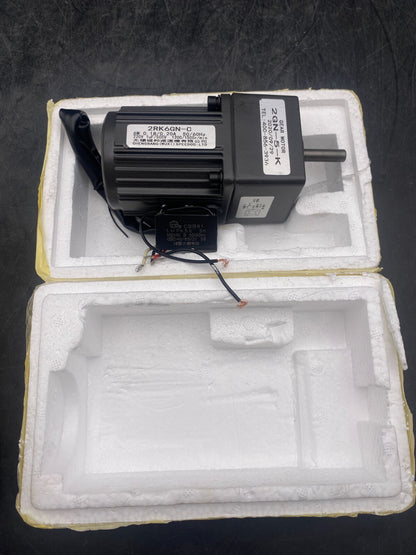 2GN - 5 - K GEAR MOTOR + 2RK6GN - C 6W 0.18/0.20A 1200 x1pc NEW - KLR Automation