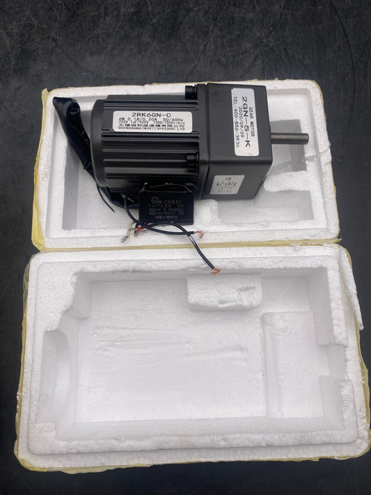 2GN - 5 - K GEAR MOTOR + 2RK6GN - C 6W 0.18/0.20A 1200 x1pc NEW - KLR Automation
