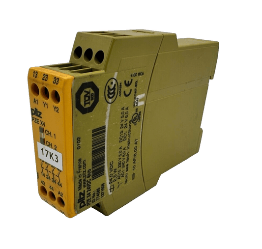 4pc x PILZ 774585 PZE X4 24VDC 4N/O - KLR Automation