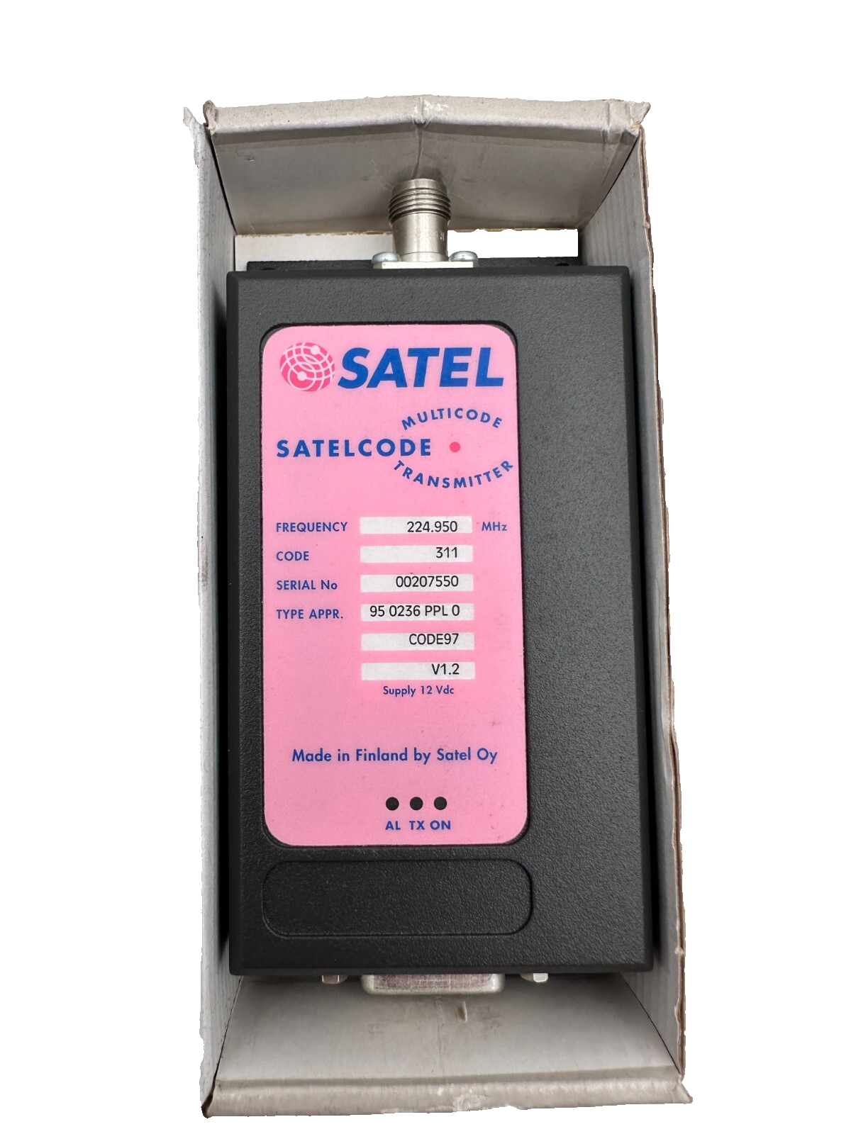 SATEL SATELCODE 97 CODE 311 224.950 MHz V1.2 MULTI CODE TRANSMITTER