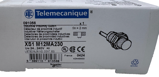 TELEMECANIQUE DETECTEUR DE PROXIMETE XS1 M12MA230 2mm  x1