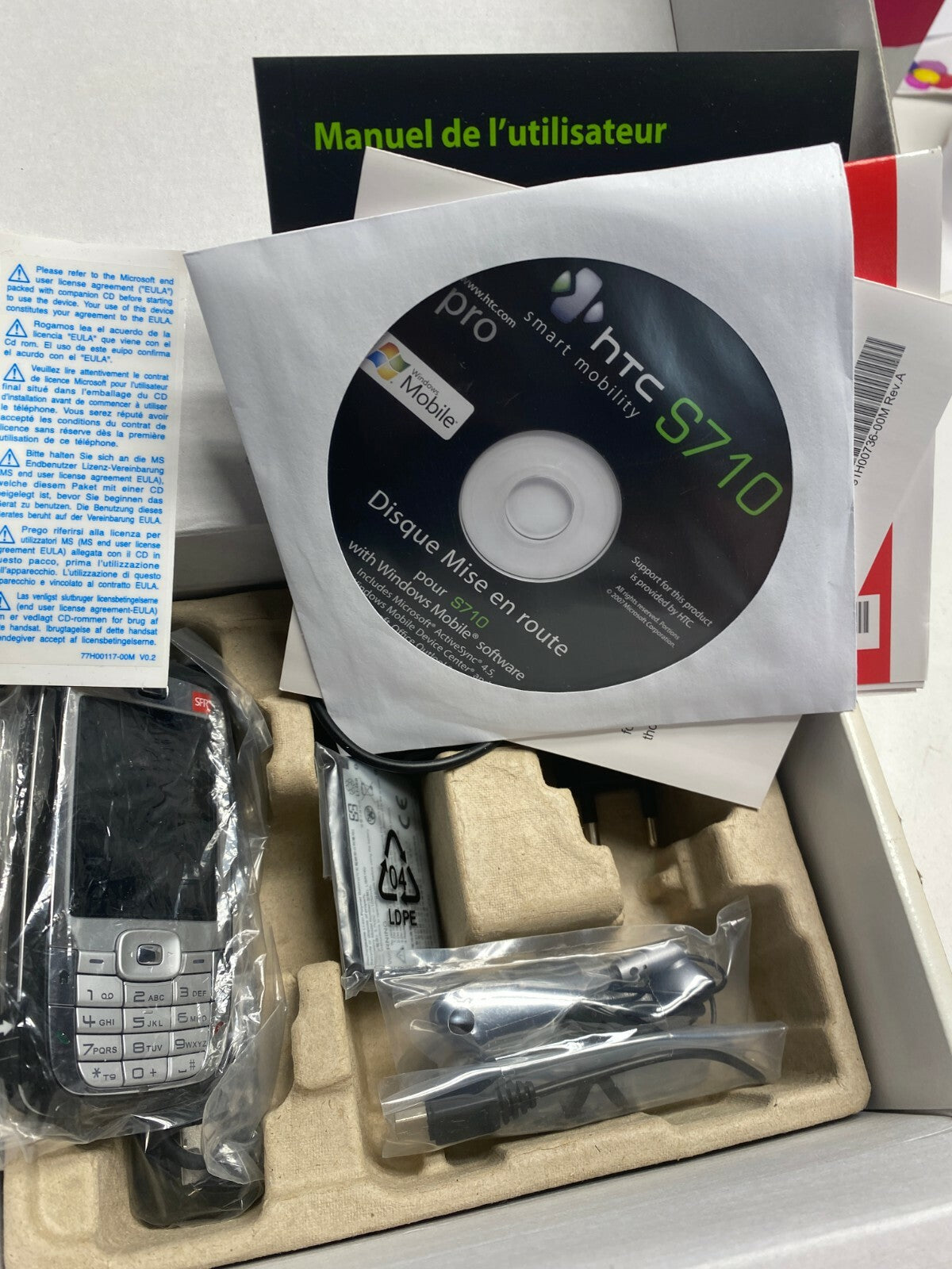 HTC S710 PDA SFR  Mobile Phone Old Stock Rare collectors Mobile Phone