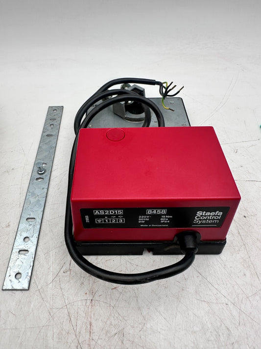 STAEFA CONTROL SIEMENS AS2D15 8458 ASU1D15 08460 DAMPER ACTUATOR ROTARY x1pc - KLR Automation