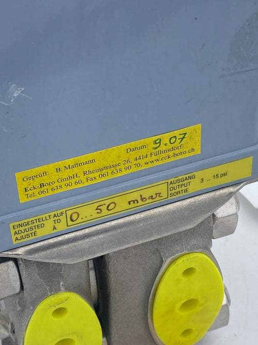 153DPM Pneumatic d/p Transmitter for Low ... - Foxboro Eckardt 153DPM - D2211V1 - A - KLR Automation