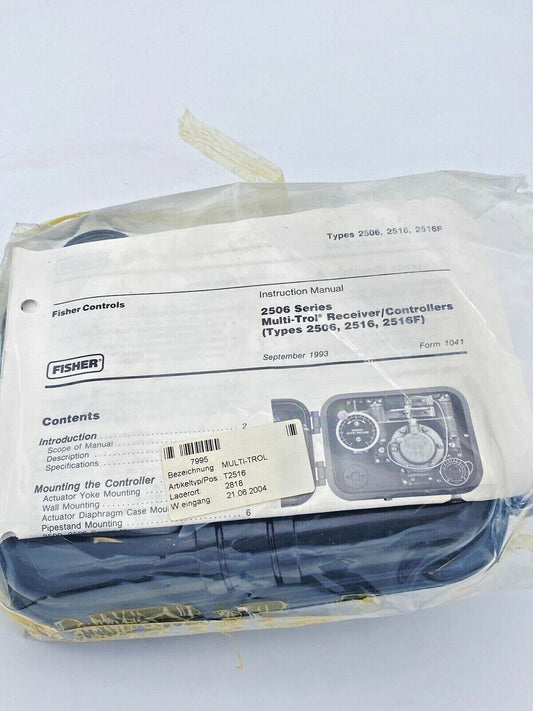 1pc x NEW FISHER Multi - Trol 2516 Pneumatic Receiver Controller 0,2 - 1 Bar 1 2506 - KLR Automation
